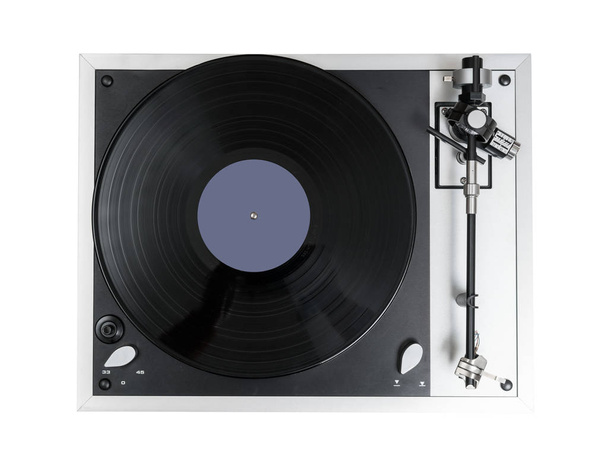 Hoge kwaliteit vinyl record dek en toonarm - Foto, afbeelding