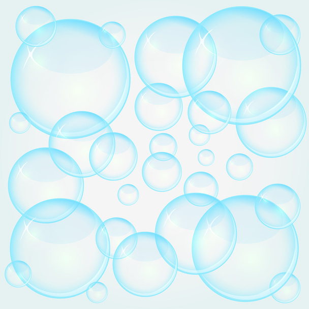 Water bubbles - ベクター画像