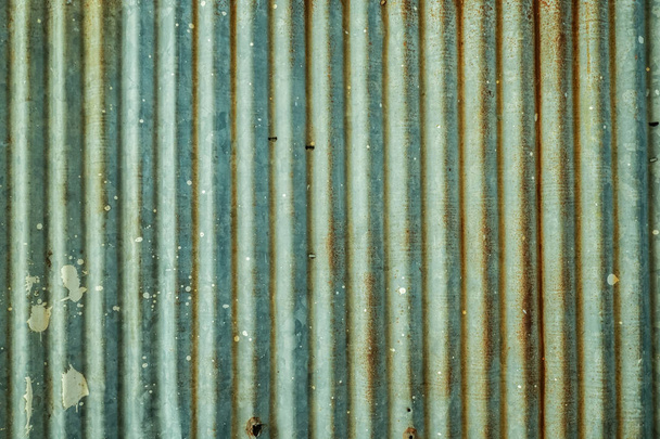 Old rusty zinc plat wall texture background. - Zdjęcie, obraz
