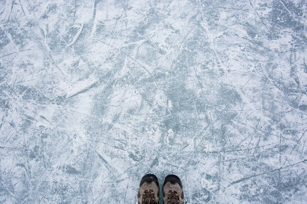 superficie de pista de hielo
 - Foto, imagen