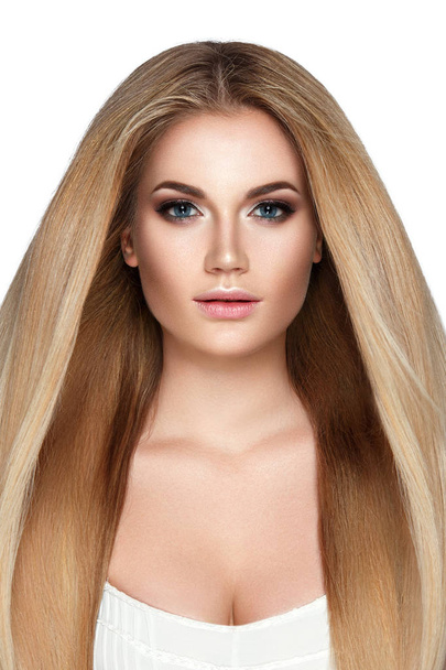  Woman with Healthy Blond Hair. - Photo, Image