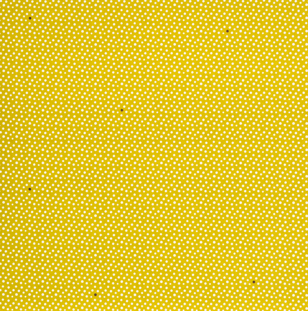 joukko erikokoisia valkoisia ympyröitä keltaisella
 - Valokuva, kuva