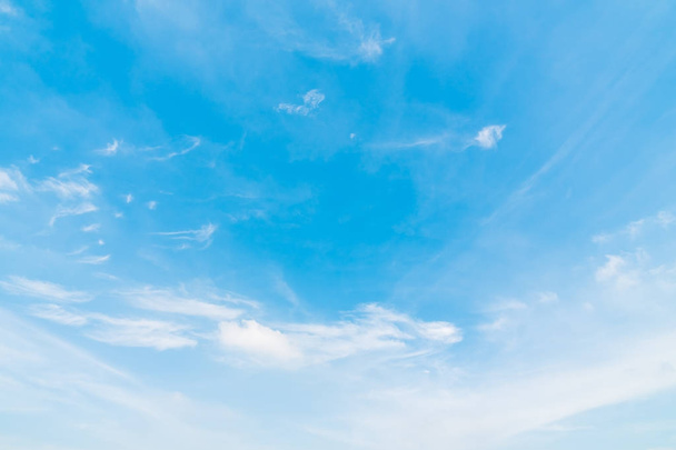 Beautiful white cloud on blue sky background - Photo, Image