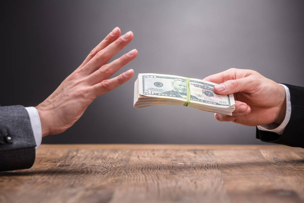 Businessperson Refusing Bribe  - Photo, Image