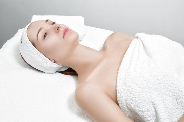 woman getting facial mask in spa - Photo, Image