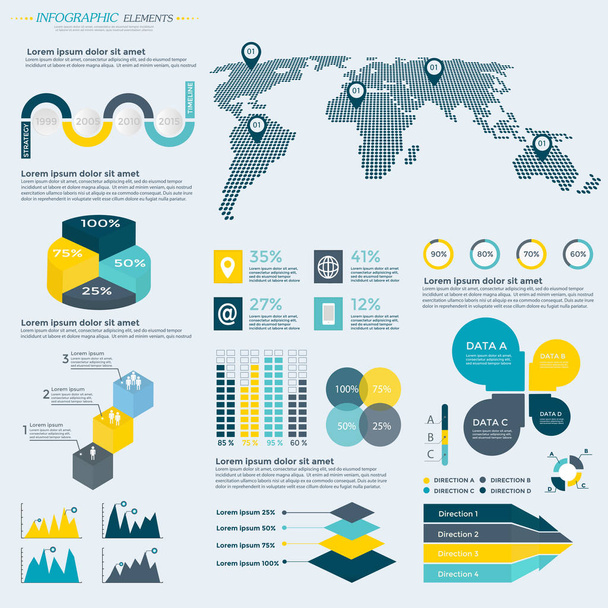 Business Infographic template  - Вектор,изображение