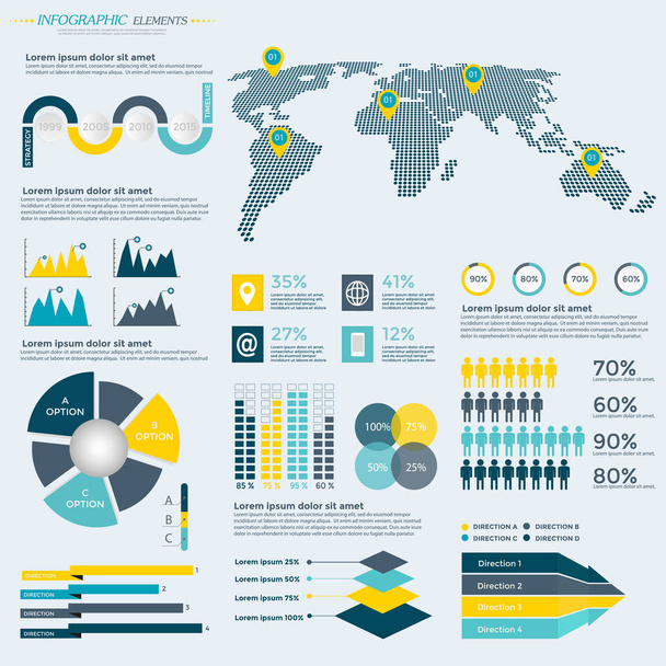 Obchodní infografická šablona  - Vektor, obrázek