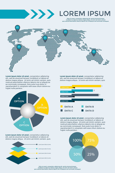 Business Infographic template  - Vector, imagen