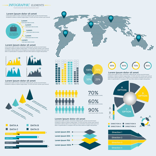 Бизнес-инфографический шаблон
  - Вектор,изображение