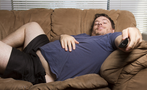 толстый ленивый человек
 - Фото, изображение