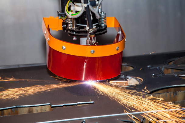 Metalen machine van de laser - Foto, afbeelding