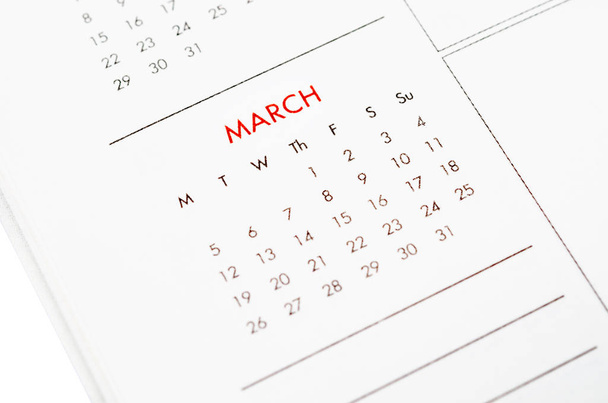 march calendar page. - Photo, image