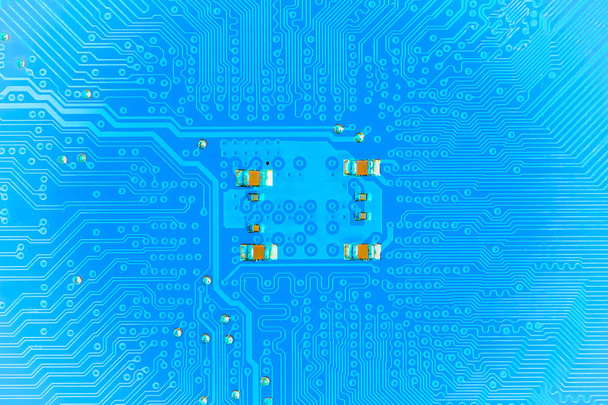 Closeup electronic circuit  - Photo, Image