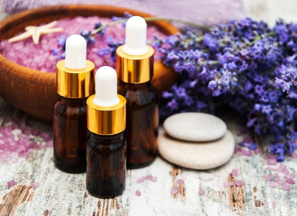 Lavender spa products - Foto, imagen