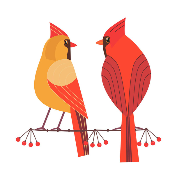 Lindo icono Robin pájaro
 - Vector, imagen