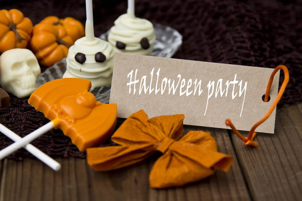 typical desserts and sweets halloween - Foto, Imagem