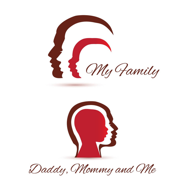 My family icons - Vector, Image