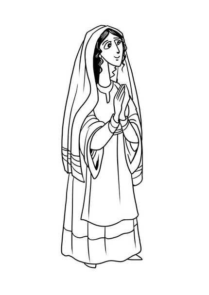 História de Chrismas. A Virgem Maria
. - Foto, Imagem