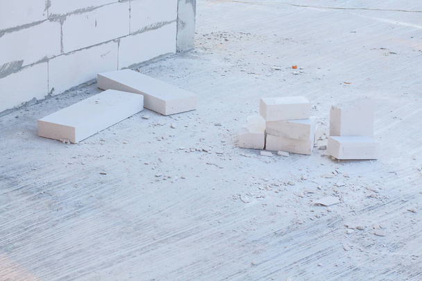 lightweight concrete block - Foto, Bild