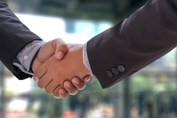 business man handshake Reunião de parceria profissional de negócios
  - Foto, Imagem
