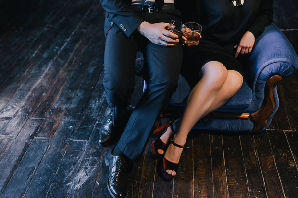 alcohol drink couple sex date relationship - Valokuva, kuva