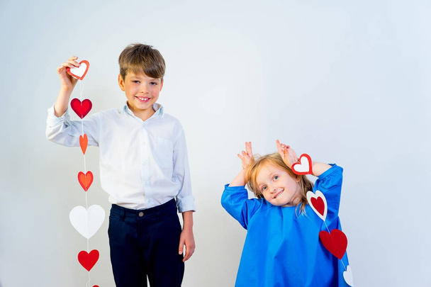 Kids Valentine day - Foto, Imagem