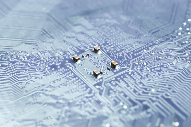 Carte de circuit électronique à gros plan
  - Photo, image