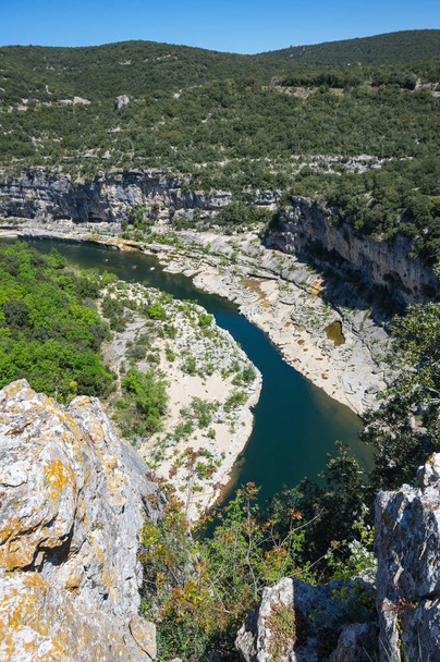 Vue des gorges de l'Ardèche
 - Photo, image