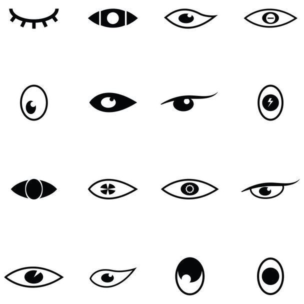 ojo icono conjunto
 - Vector, imagen