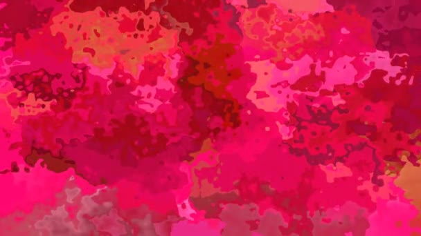 abstracto animado manchado fondo sin costura bucle de vídeo - rosa caliente, magenta y colores rojos
 - Metraje, vídeo