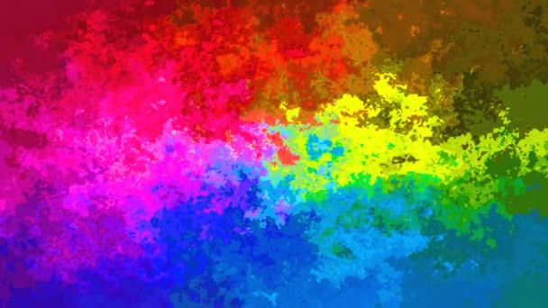 abstrakte animierte gefärbte Hintergrund nahtlose Schleife Video - Vollspektrum-Farben - Filmmaterial, Video