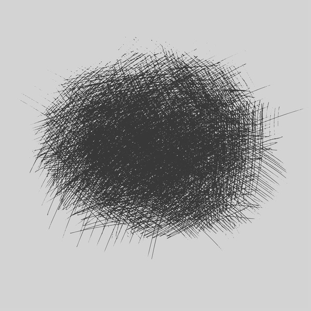 Grunge ruwe tekening texturen broedeieren instellen. vectorillustratie - Vector, afbeelding