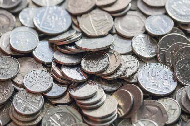İngiliz para birimi - düşük mezhep para - Fotoğraf, Görsel
