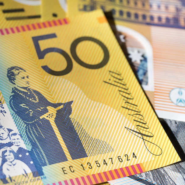 Padesát australských dolarů v čtvercového formátu - Fotografie, Obrázek