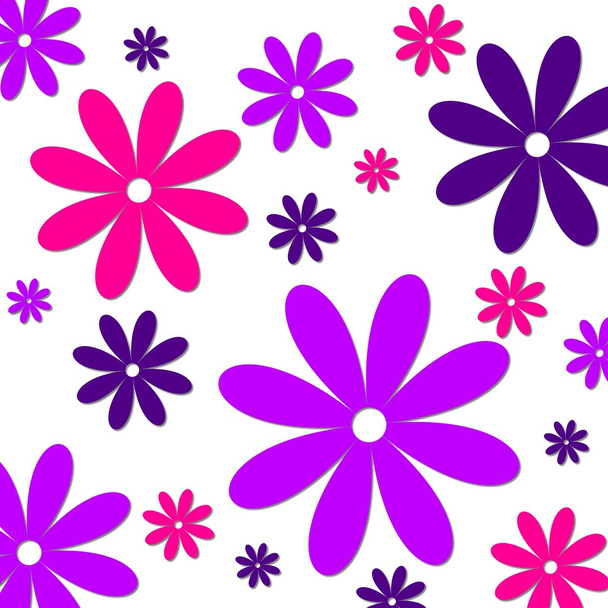 Flower background pink purple - Photo, Image