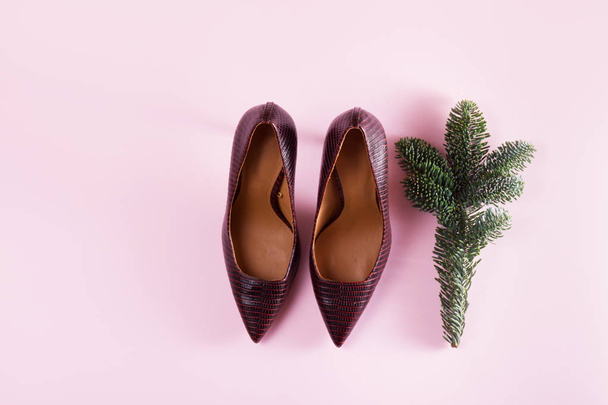 Hight heel shoes for Christmas party - 写真・画像
