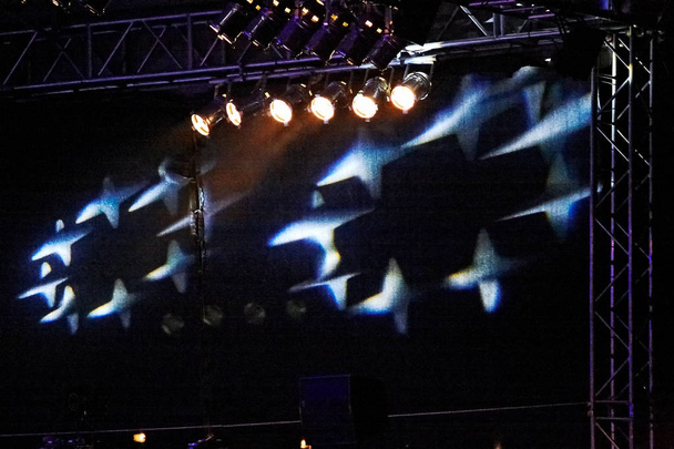 Concert lichtshow - Foto, afbeelding