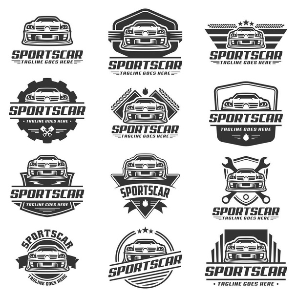 Un set di modelli o icone di logo per auto sportive
 - Vettoriali, immagini