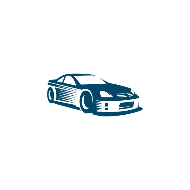 Sports Car Logo šablonu nebo ikonu - Vektor, obrázek