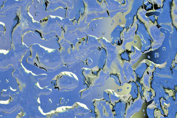 Gotas de agua congeladas
 - Foto, Imagen
