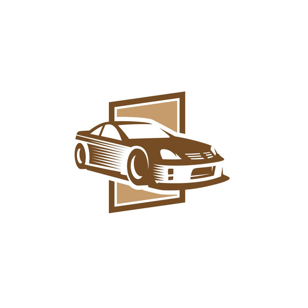 Sports Car Logo šablonu nebo ikonu - Vektor, obrázek