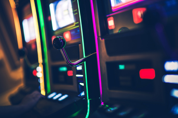 Casino Slot Game Machines - Photo, Image