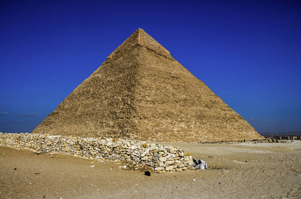 Pyramids of Giza. Cairo, Egypt. - Photo, Image