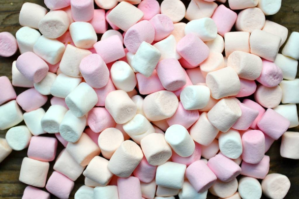 Πολλά μικρά marshmallows - Φωτογραφία, εικόνα