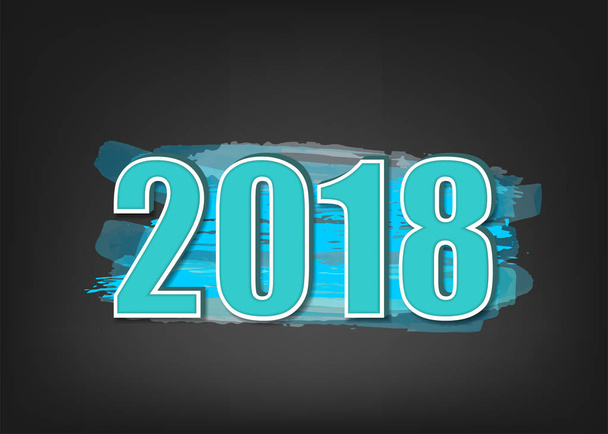 2018 new year banner - Vector, Image
