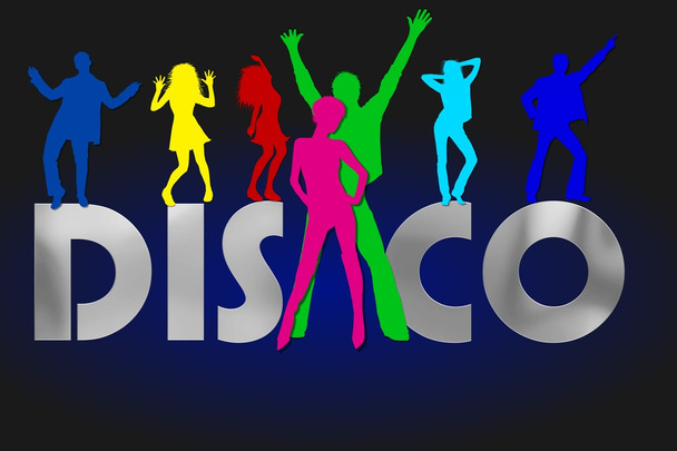 Dancing in Disco - Foto, Bild