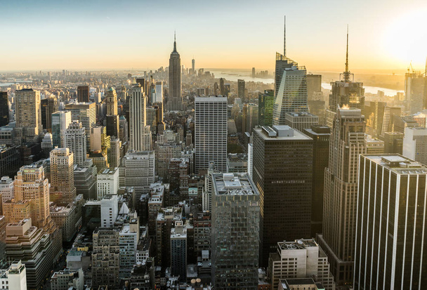Edificio New York Skyline Manhatten Cityscape Empire State
 - Foto, Imagen