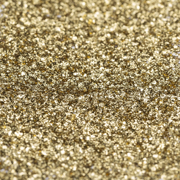 gold shiny texture, yellow sequins with blur background - Photo, Image