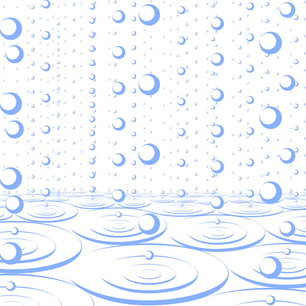 Дождь 9
 - Вектор,изображение