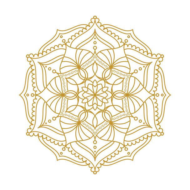 Illustration vectorielle d'ornement de mandala
 - Vecteur, image